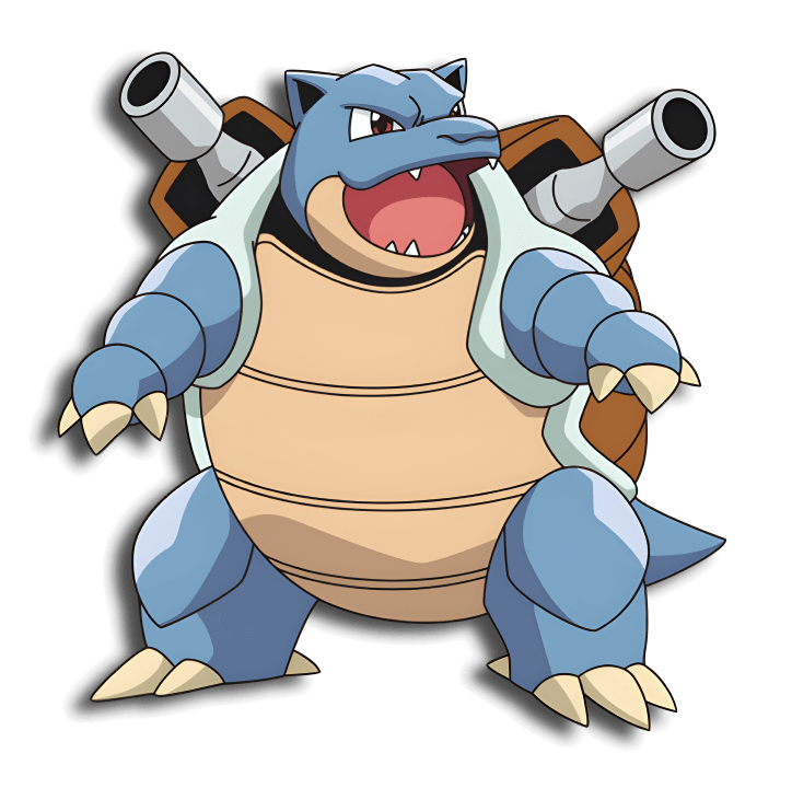 Blastoise anime VPokedex