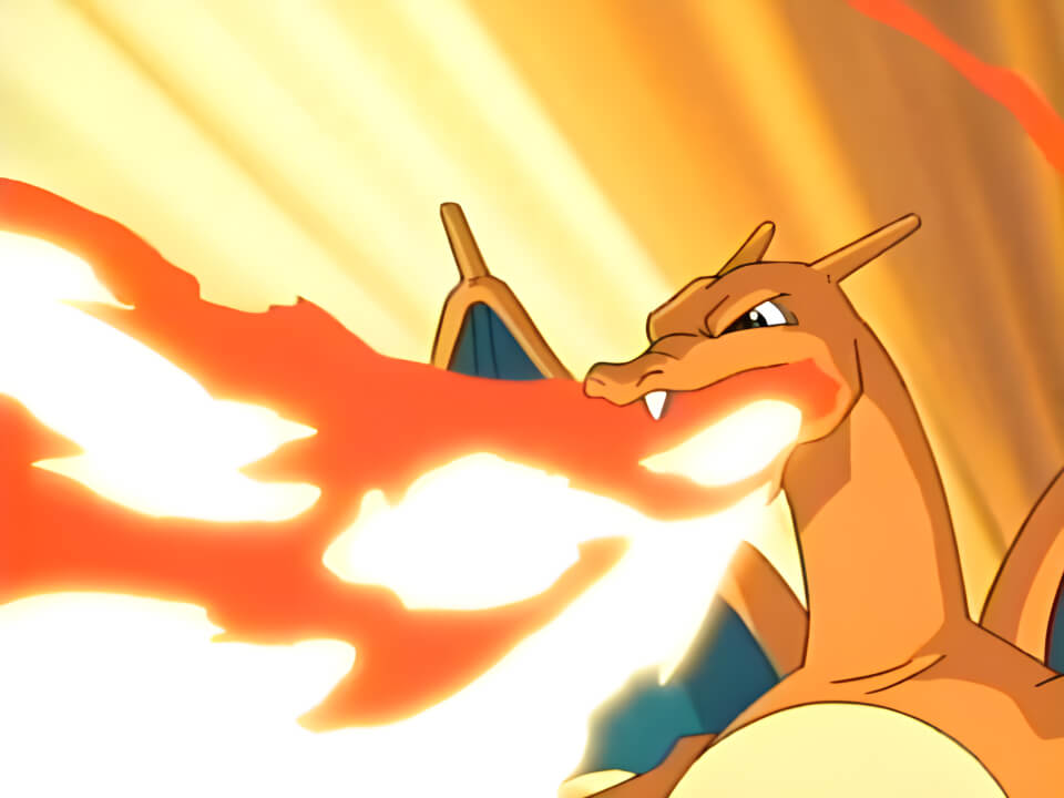 Charizard Flamethrower VPokedex