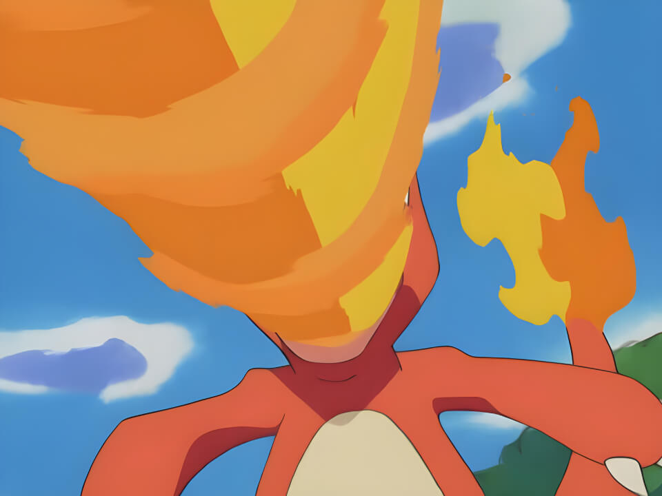 Charmeleon Fire Spin VPokedex