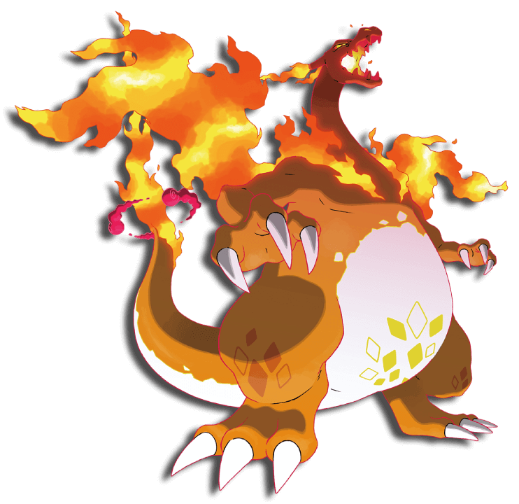 Gigantamax Charizard anime VPokedex