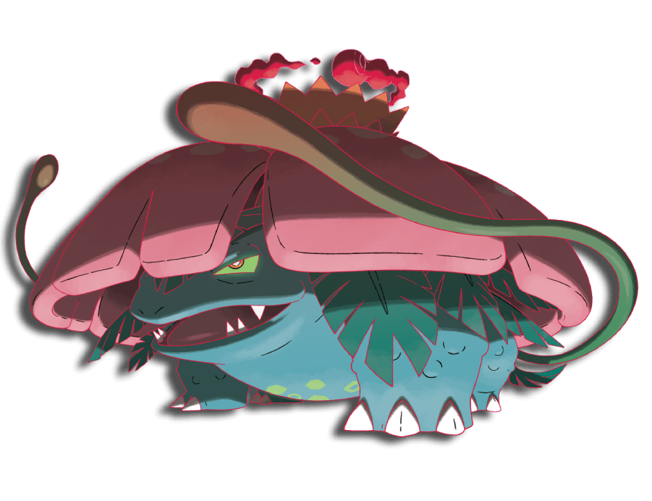 Gigantamax Venusaur anime VPokedex
