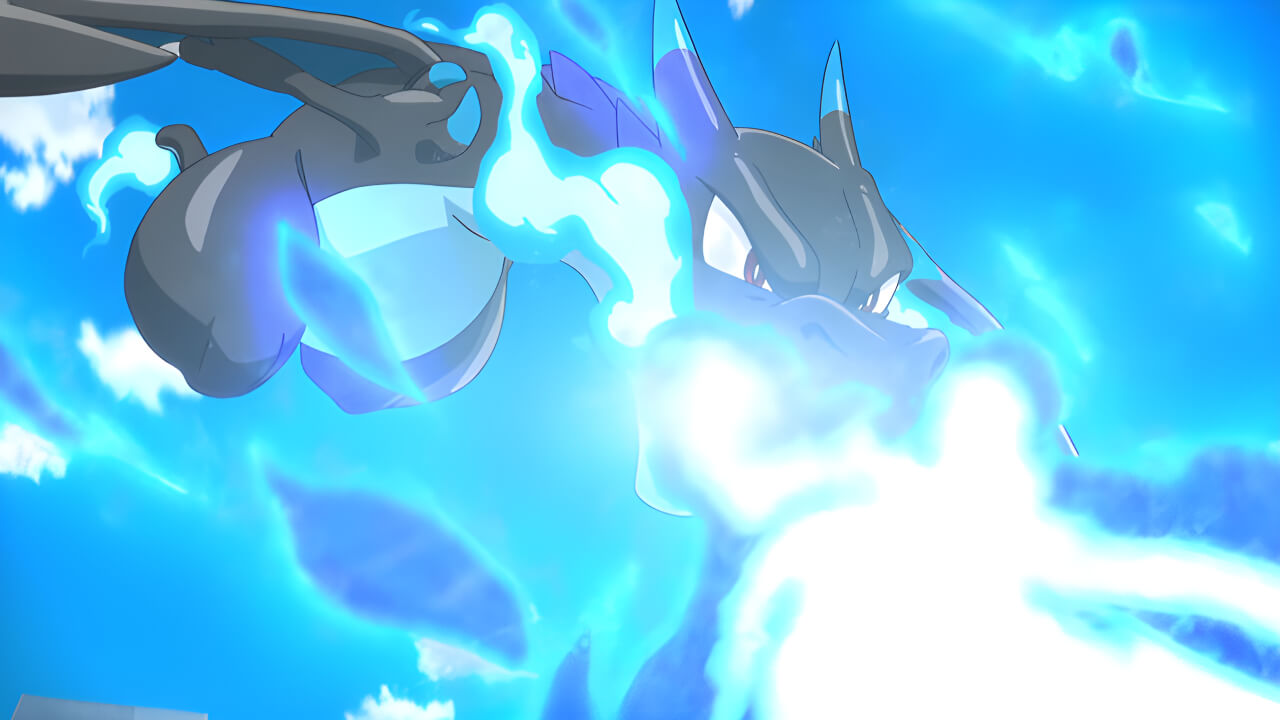 Mega Charizard X Flamethrower VPokedex