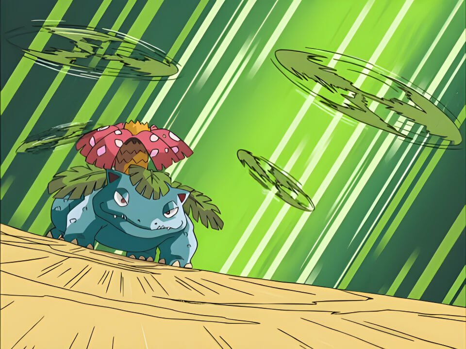 Venusaur Razor Leaf VPokedex