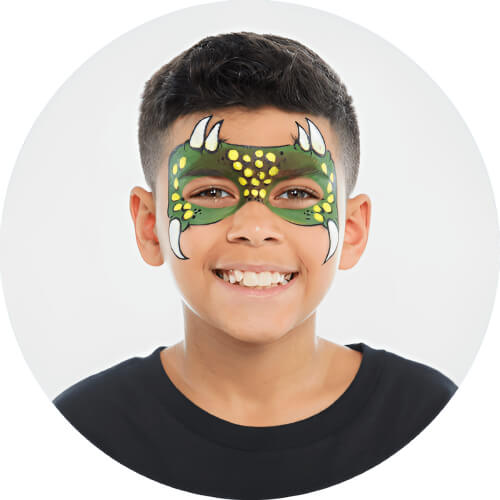 Arbok Face paint design