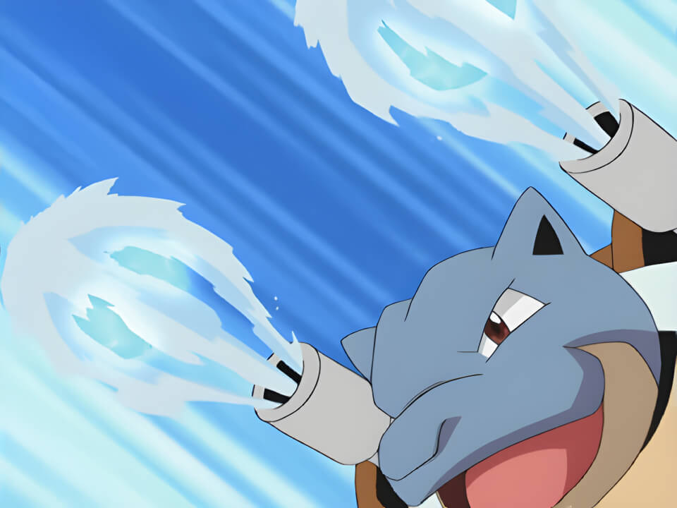 Blastoise Hydro Cannon VPokedex