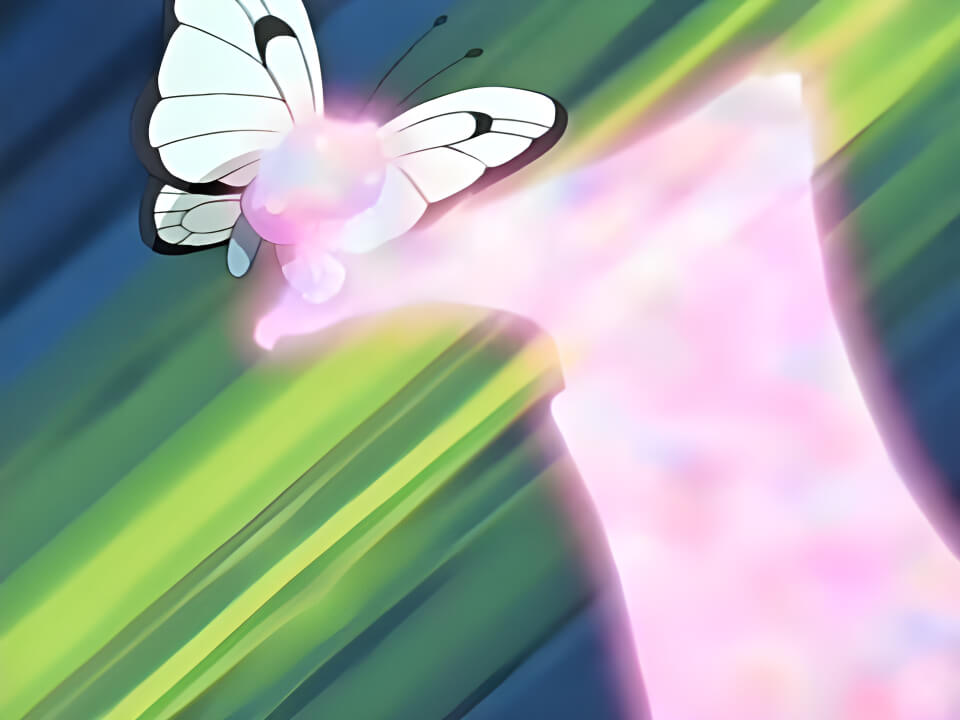 Butterfree Psybeam VPokedex