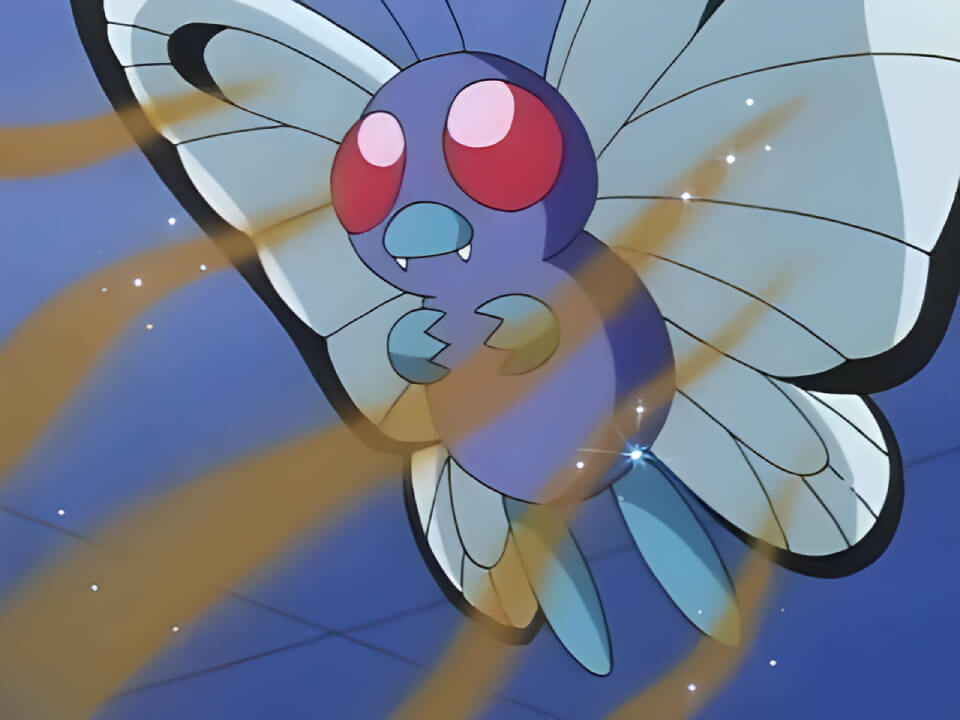 Butterfree Stun Spore VPokedex