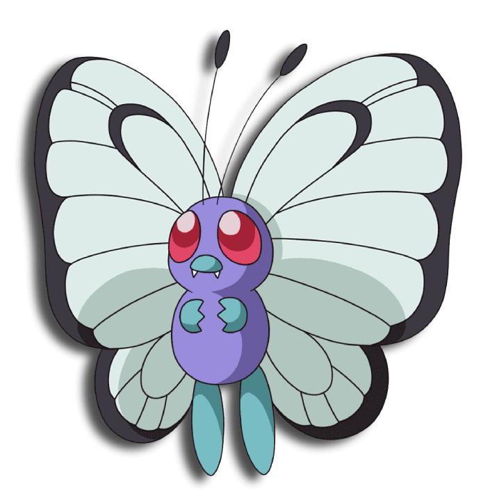 Butterfree anime VPokedex