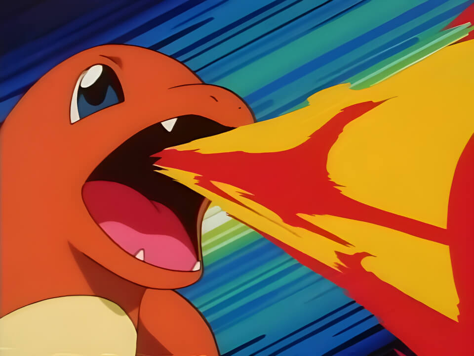 Charmander Flamethrower VPokedex