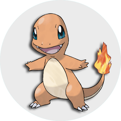 Charmander in game