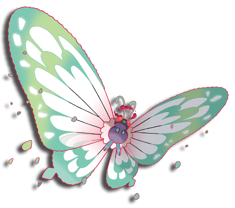 Gigantamax Butterfree anime VPokedex