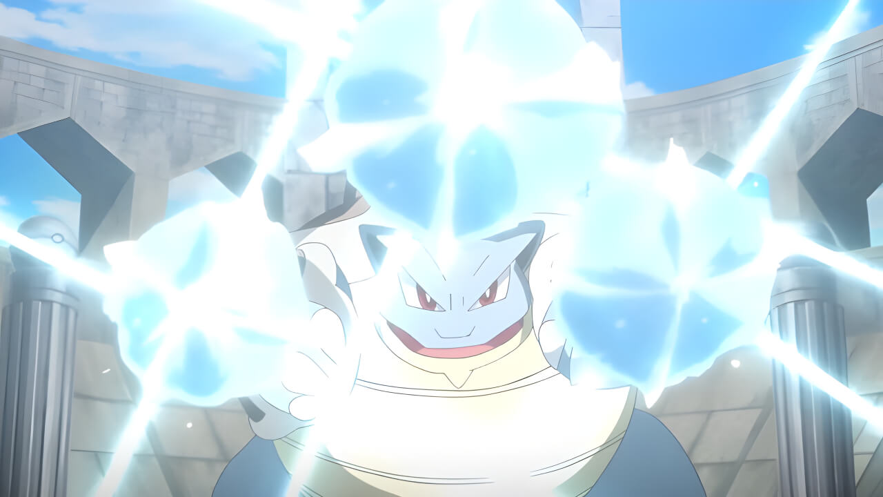 Mega Blastoise Hydro Pump VPokedex