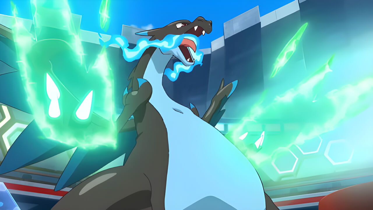 Mega Charizard X Dragon Claw VPokedex