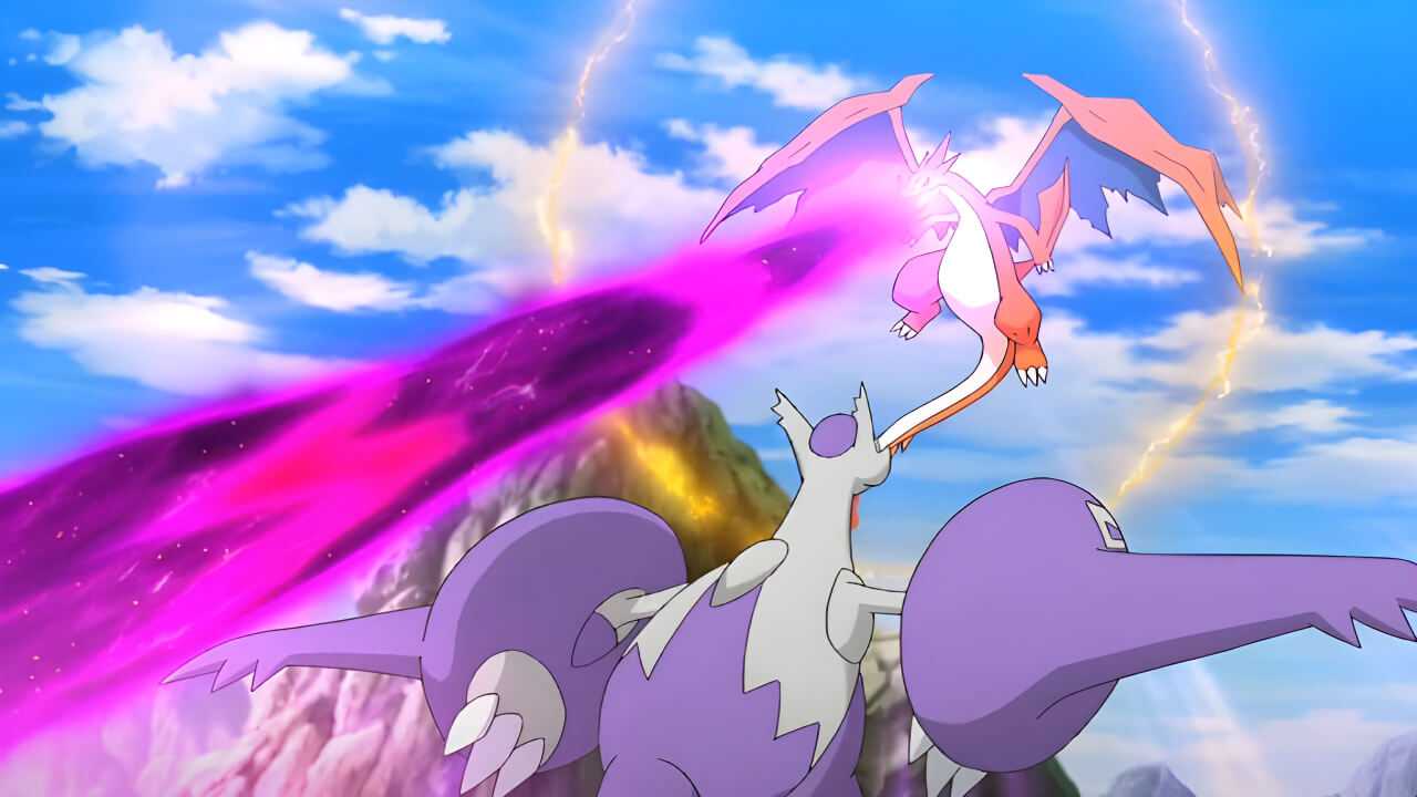 Mega Charizard Y Hyper Beam VPokedex