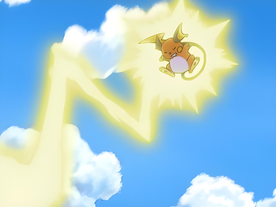 Raichu Thunderbolt VPokedex
