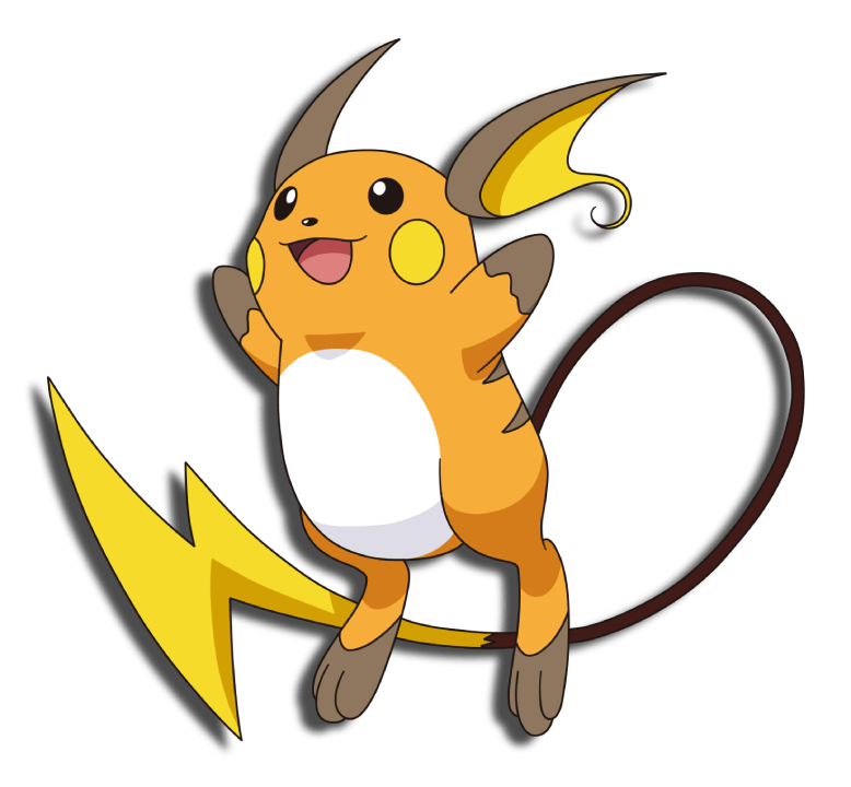 Raichu anime VPokedex