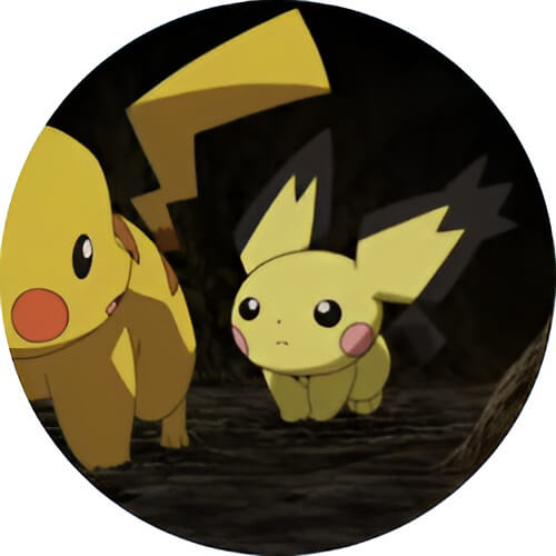 Spiky-eared Pichu anime