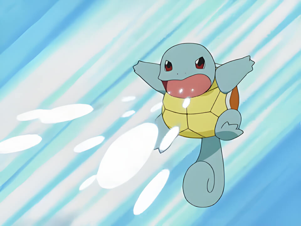 Squirtle Bubble Beam VPokedex