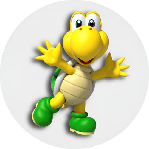 Squirtle Koopa Troopa design