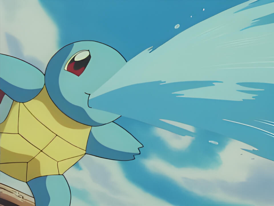 Squirtle Water Gun VPokedex