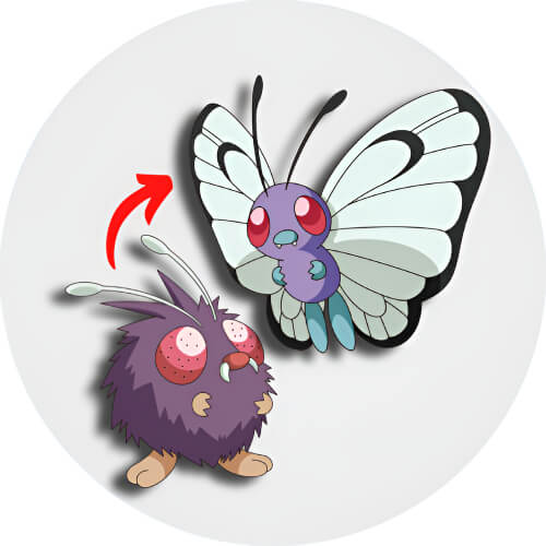 Venonat and Butterfree