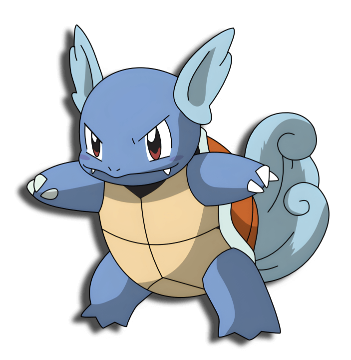 Wartortle anime VPokedex