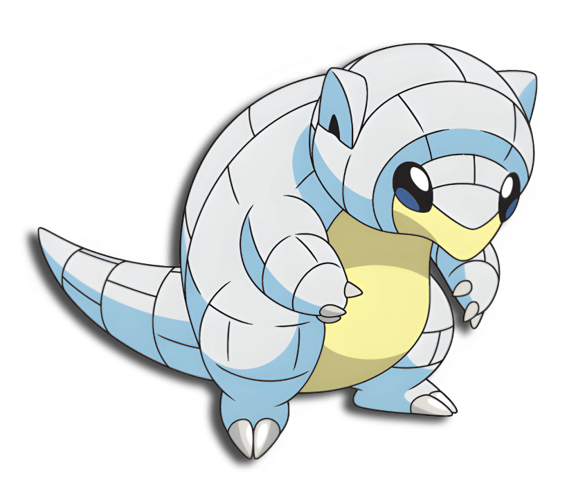 Alolan Sandshrew anime VPokedex