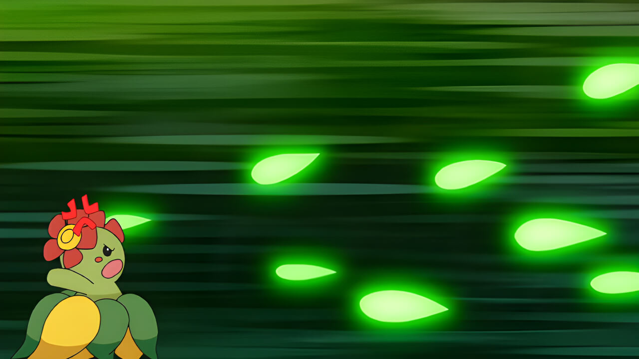 Bellossom Razor Leaf VPokedex