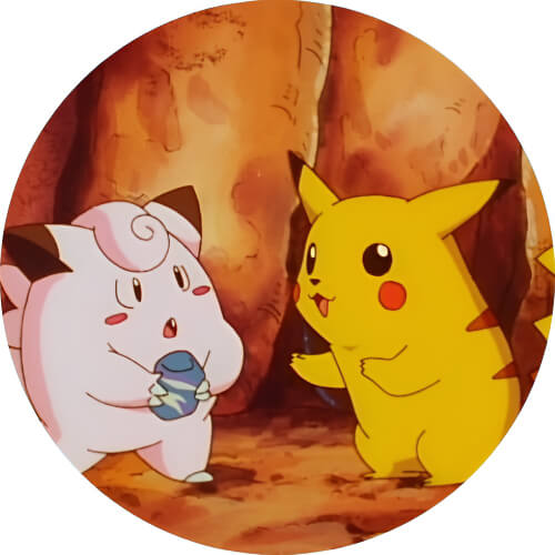 Clefairy and Pikachu