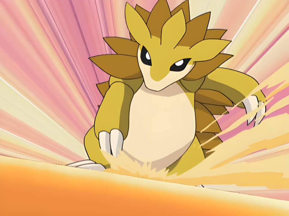 Sandslash Sand-Attack VPokedex
