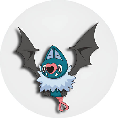 Swoobat and Crobat