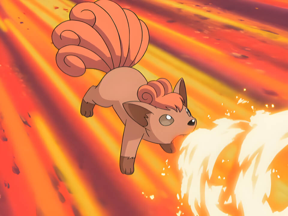 Vulpix Fire Spin VPokedex
