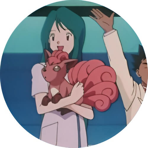 Vulpix in anime