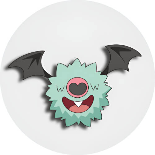 Woobat and Zubat