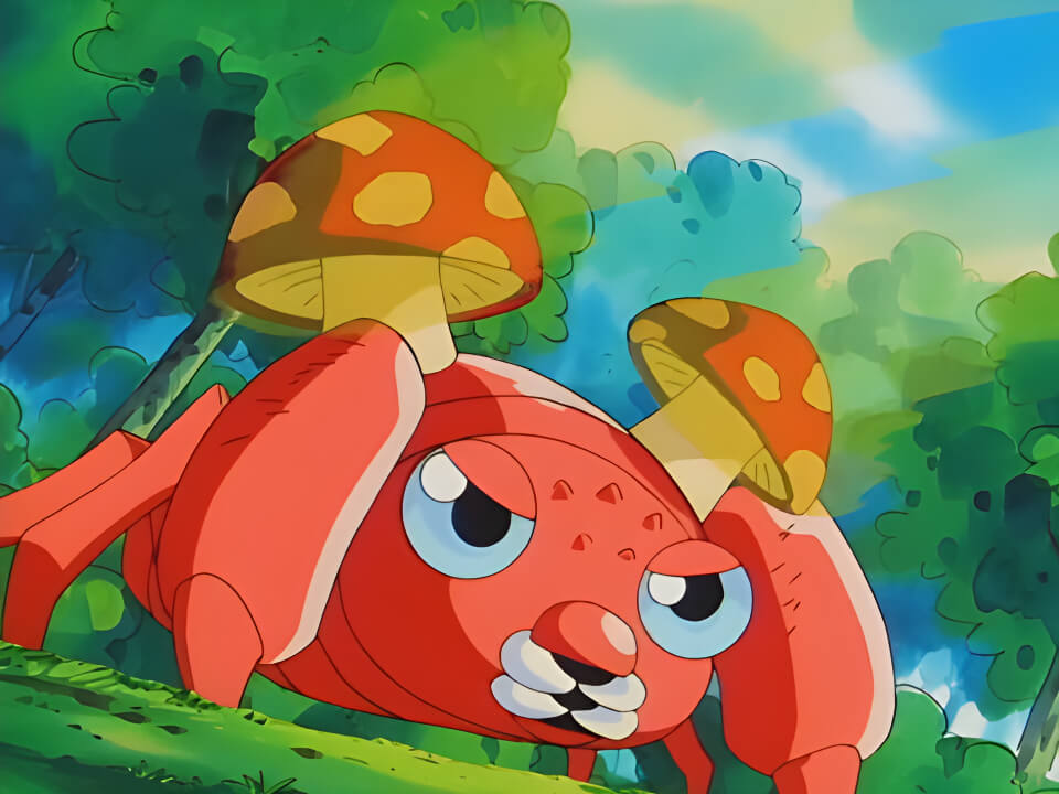 Paras Stun Spore VPokedex