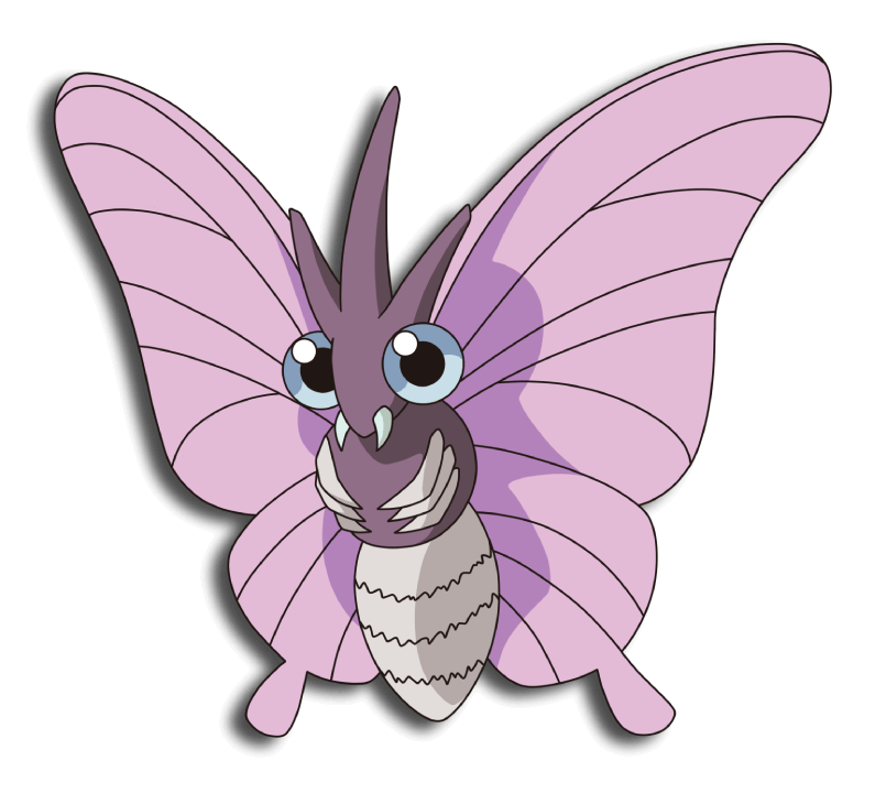 Venomoth anime VPokedex